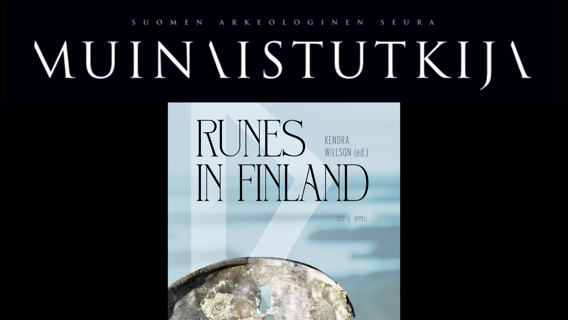 Osa kirjan kannnesta, jossa teksti Runes in Finland, Kendra Willson (Ed.)
